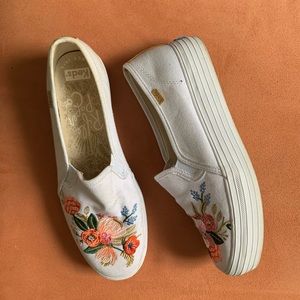 Keds Rifle Paper Company floral slip-on sneakers